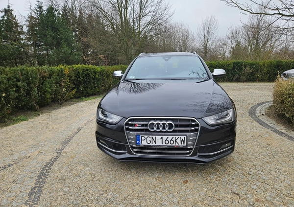 Audi S4 cena 89500 przebieg: 185000, rok produkcji 2014 z Gniezno małe 211